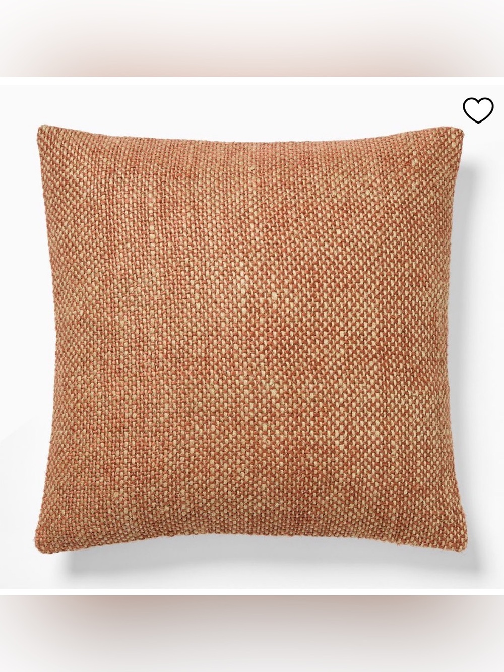 NWT West Elm Two Times Chunky Linen pillow cover